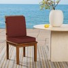 ARDEN Foam Outdoor Double Welted Dining Chair Cushion, 20 x 20, made with ProFoam, Rain-proof, Fade Resistant - 2 of 4