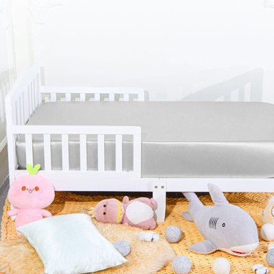 Silk Satin Fitted Crib Sheet, Super Soft and Silky Crib Sheet for Boys, Girls, Unisex - NTBAY