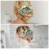 Unique Bargains Women's Convenient Simulated Flowers Side Comb 1 Pc - 4 of 4