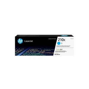 HP Inc. 210X Cyn LaserJet Toner Cartridge, ~5,500 pages, W2101X - 1 of 4
