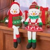 Collections Etc Snowman Plush Sitters - image 3 of 4