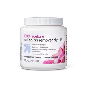 Maximum Strength Acetone Nail Polish Remover - 9 fl oz - up&up™ - 1 of 3