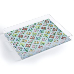 Evanjelina & Co Japanese Collection Blue Acrylic Tray - Deny Designs - 1 of 4