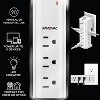 RAYOVAC® Portable Power Strip and Charger Wall Tap, 9 AC Outlets and 2 USB Ports in White - 3 of 4