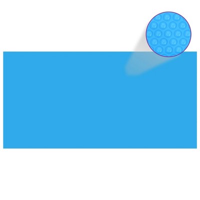 VidaXL Rectangular Pool Cover 472.4 in.x236.2 in. PE Blue