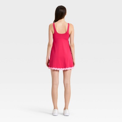 Women’s Knit Scallop Active Dress – JoyLab