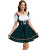 Womens Cold Shoulder Short Sleeve Suede Back Zipper Embroidered Floral Mini Dress - 4 of 4