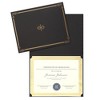Blue Panda 24 Pack Black Certificate Holders for Graduation Diploma, Awards, Achievements, Letter Size Documents (11.2 x 8.8 In) - 4 of 4