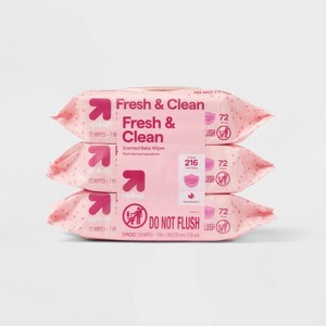 Fresh & Clean Scented Baby Wipes - up&up™ (Select Count) - 1 of 4
