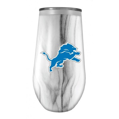 NFL Detroit Lions Tall Stemless Marble Tumbler - 16oz