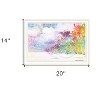 HomeRoots Rainbow Colors on the Coast White Framed Print Wall Art - 3 of 4