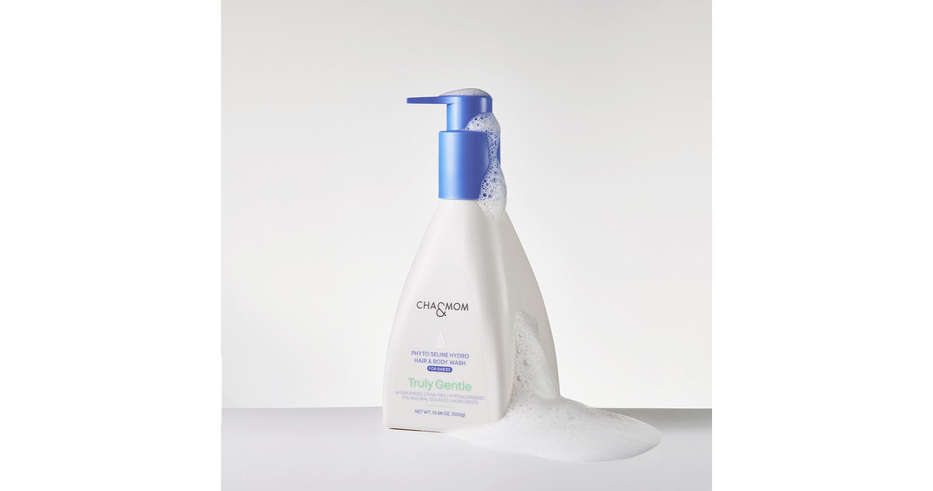 CHA&MOM Phyto Seline Hydro Hair & Body Wash, 10.58oz