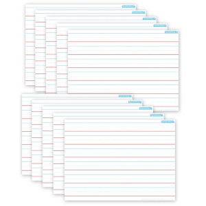 Ashley Productions® Smart Poly® PosterMat Pals™ Space Savers, 13" x 9-1/2", Handwriting 1", Pack of 10 - 1 of 2