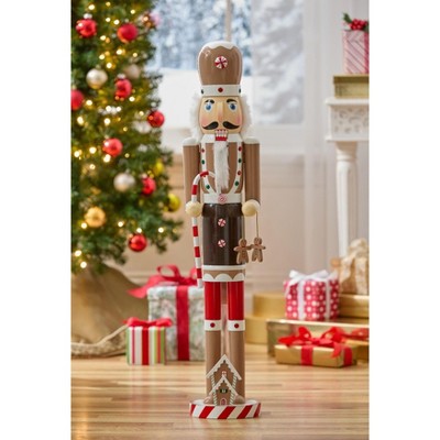 BrylaneHome 36"H Wooden Nutcracker