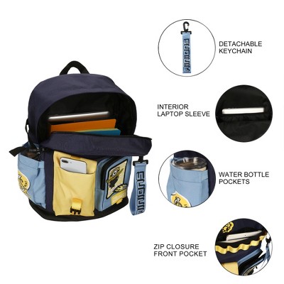 Minions Character Art Navy 18.5” Adult Utility Backpack — фото 4