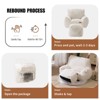 Itopfox Gaming Chair Comfy Bean Bag Sofa for Bedroom, Modern Faux Fur Reading Chair for Adults Teens, Living Room Bean Bag with Footrest - 4 of 4