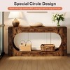 MAYEERTY 63" Farmhouse Console Table, 2-Tier Entryway Sofa Table - 4 of 4