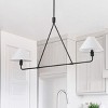 Dewdrop Scandinavian Kitchen Island Light 4 Light Linear Bar White Cone Shades Central Downrod Triangular Frame ETL for Kitchen Island, Bar - 3 of 4