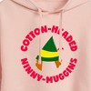 Women's - ELF - Christmas Family Set Ninny Muggins Cropped Graphic Hoodie - 2 of 3