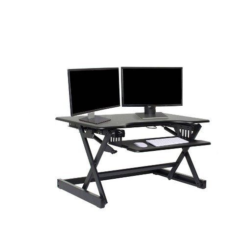 Ergonomic Height Adjustable Sit To Stand Desk Computer Riser - Rocelco :  Target