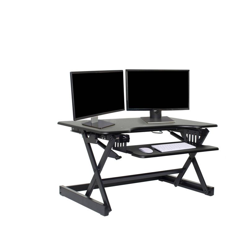 Ergonomic Height Adjustable Sit to Stand Desk Computer Riser - Rocelco, 1 of 10