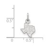 Black Bow Jewelry 10k White Gold Texas A&M Aggies NCAA Extra Small Pendant - 2 of 3