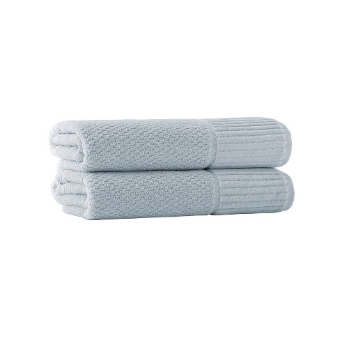 Enchante Home 2-Piece Anthracite Turkish Cotton Bath Sheet (Timaru) in the Bathroom  Towels department at