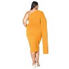 L I V D Women's Spade One Shoulder Cape Dress - 3 of 3