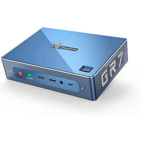 Beelink Gtr7 Mini Pc Amd Ryzen 7 3750h (up To 4ghz) 16gb Ddr4 512gb Nvme  Ssd 4k@60hz Dual Hdmi Window 10 Pro, Dp, Type-c 57w Powerful Mini Computer  Gaming Office Wifi 6 