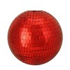 Northlight Mirrored Disco Ball Christmas Ornament - 8" (200mm) - Hot Red - 2 of 3