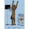 Boy's Star Wars Chewbacca Basketball Who Invited Him T-Shirt - 2 of 4