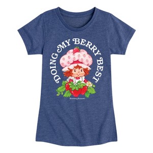 Girls' - Strawberry Shortcake - Doing My Berry Best-Toddler And Youth Girls Fitted Short Sleeve Graphic T-Shirt Fitted Short Sleeve Graphic T-Shirt - 1 of 4