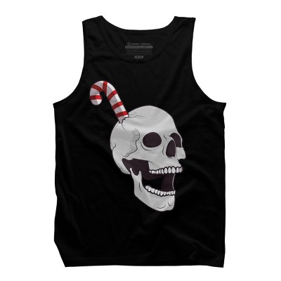 Men's Design By Humans Christmas skull By AllenStudio Tank Top