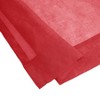 Home Mart Goods Red Sheer Window Rod Pocket Curtain Set 90" Inches Long (2 Panels) - 3 of 3