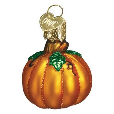 Old World Christmas 1.75 In Small Pumpkin Thanksgiving Fall Ornament Tree Ornaments