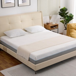 Vipbear 12 Inch Gel Memory Foam Mattresses in a Box for Back Pain Relief, Firm Foam Bed-Mattress for for Cool Sleep - 1 of 4
