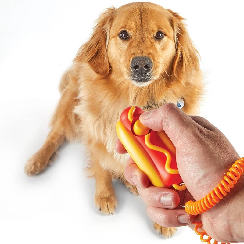 Brightkins Smarty Pooch Hot Dog Training Clicker, 5 of 7