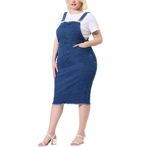 Plus size cheap denim dress target