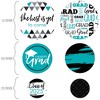 Big Dot of Happiness 2025 Teal Graduation Party Giant Circle Confetti - Party Decorations - Large Confetti 27 Count - 2 of 4