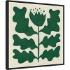 Amanti Art Delighted Floral V Emerald by Moira Hershey Canvas Wall Art Print Framed 22 x 22-in. - 3 of 4