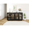 Gulches Large Black Storage Cabinet with Acrylic Door - Display & Organizer Cabinet for Living Room/Dining Room/Study - 3 of 4