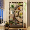 Hommoo 71 inches Industrial 8-Tiers Bookshelves Brown - 2 of 4