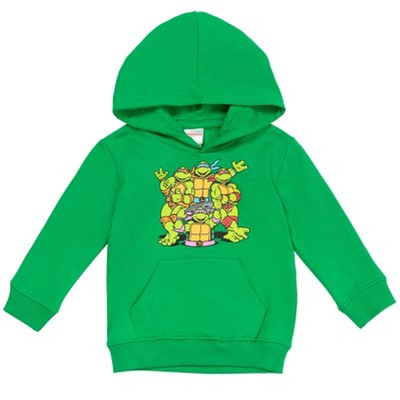 Teenage Mutant Ninja Turtles TMNT Leonardo Michelangelo Donatello Raphael Fleece Pullover Hoodie Toddler to Big Kid