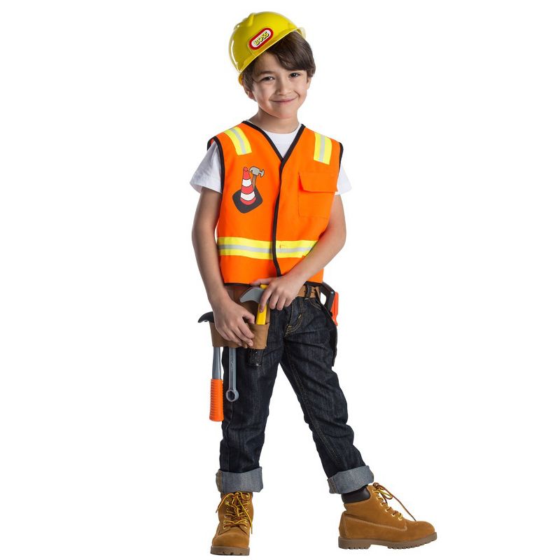Dress Up America Construction Worker Role-Play and Dress-Up Set for Kids Ages 3-6, 3 of 4