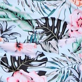 light green print