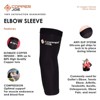 Copper Joe Recovery Elbow Compression Sleeve  Arthritis, Golfers ,Tennis Elbow And Tendonitis. Elbow Support Arm Sleeves For Men And Women - 2 Pack - 4 of 4