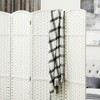Resenkos 8-Panel 5.6' Tall Folding Room Divider - Freestanding Privacy Screen for Home Office, - 3 of 4