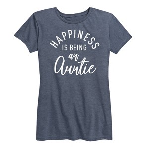 Women's - Instant Message - Happiness Auntie Short Sleeve Graphic T-Shirt - 1 of 4