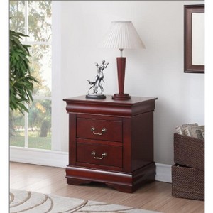 TIRAMISUBEST White Nightstand with Dovetail Drawers, Classic Bedroom Storage - 1 of 4