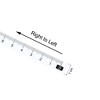 Unique Bargains Metric Self-Adhesive Left to Right Read Measuring Tapes - 2 of 4